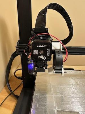 Ender 3 V3 SE 5015 fan duct extended remix