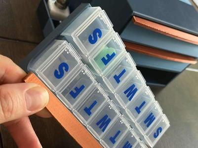Pill Caddy Table Centerpiece