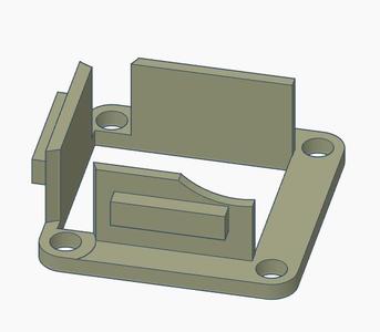 Snail fan adapter for 40mm fan