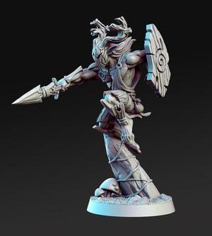 Quickspear - Elf warrior - 32mm - DnD -