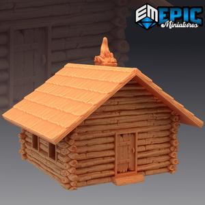 Hunting Hut / Log House / Wooden Home / Playable Interior / Pre-Supported