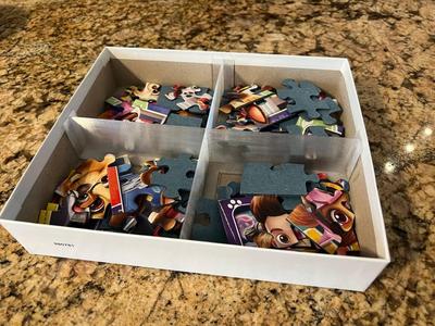 puzzle box separator