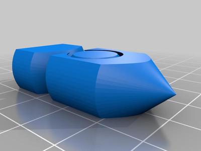 U Ball joint - Print in place, no supports, maximum motion freedom