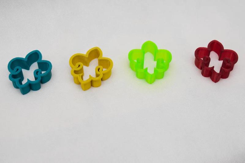 Scout lili cookie cutter/Vykrajovátko skautská lilie   