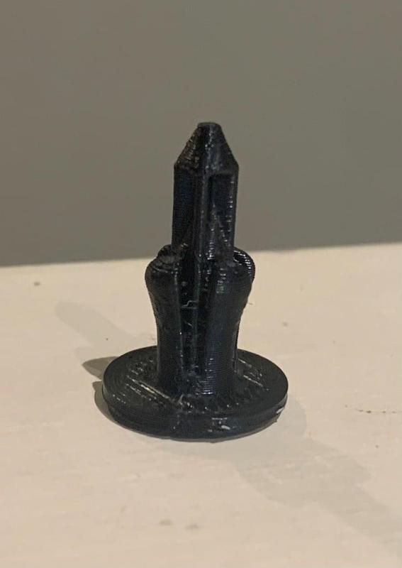 6.5mm plastic rivot/push-pin