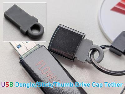 USB Dongle / Stick / Thumb Drive Cap Tether