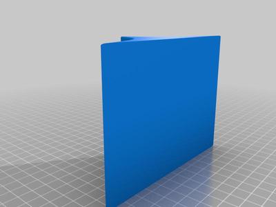Triangle prism with two curved surfaces
