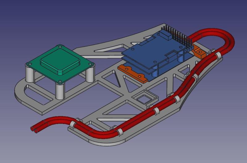 AtomRC Dolphin Base Plate For SpeedyBee F405 Wing