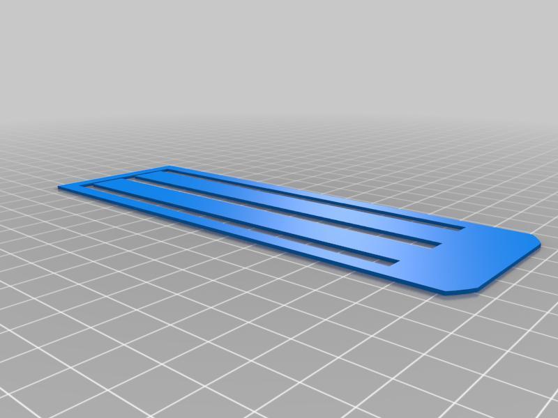 Bookmark with reading guide