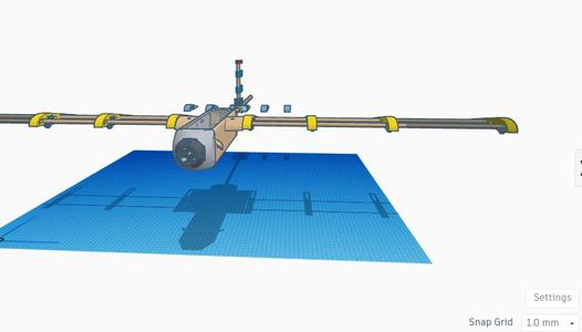 RC plane #6 big ugly tinkercad plane