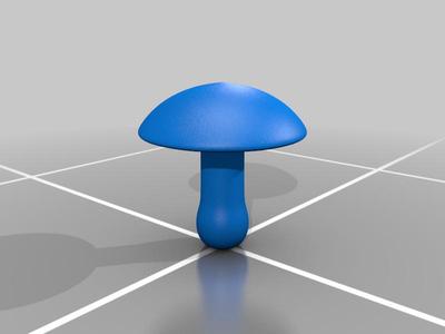 Mushroom Earrings
