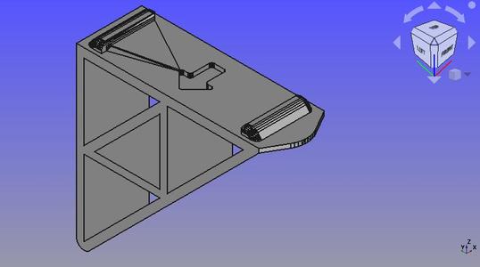 Plate 90° for Jumping target V2
