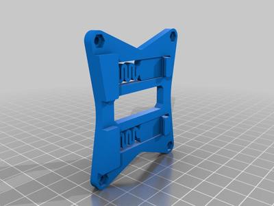 Raspberry pi mount with no recessed holes for mounting