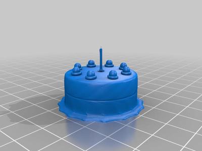 Portal Cake - Subdivided