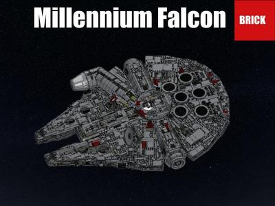 Brick Millennium Falcon Set