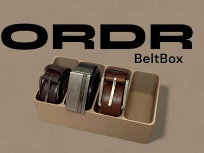 ORDR Beltbox - Belt Organizer