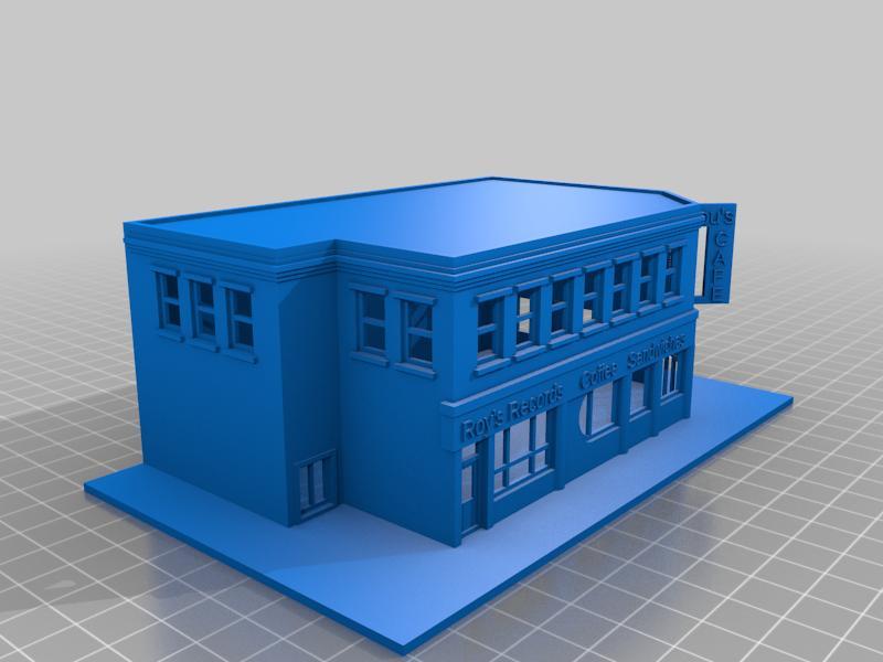 BTTF - Hill Valley Lou's Cafe like building