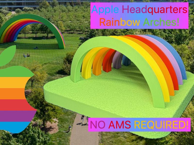Apple Headquarters Rainbow Arches - NO AMS!