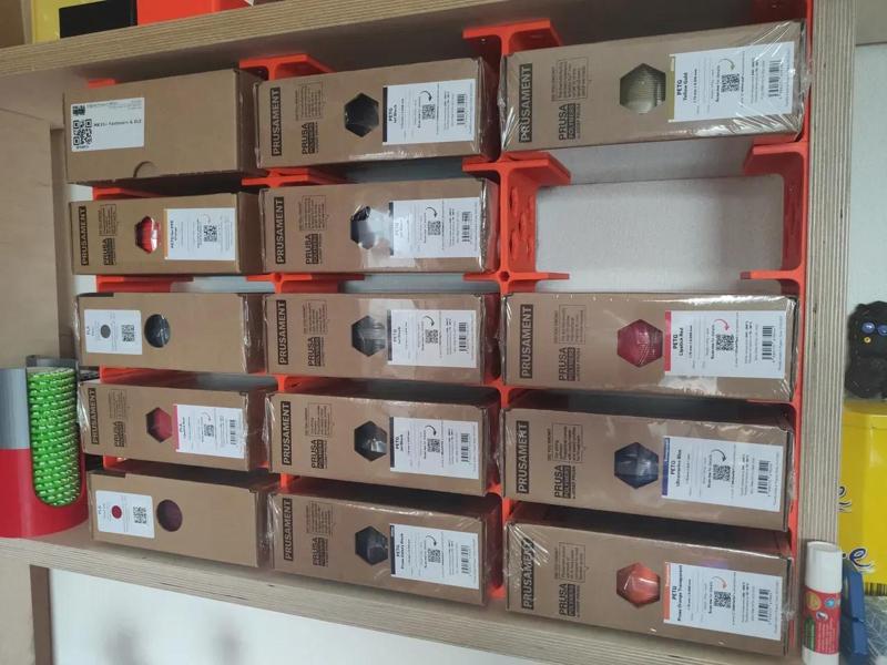 PRUSAMENT Filament-Regal verstärkt +20 mm höher .::. Filament-Rack stronger + 20 mm higher   