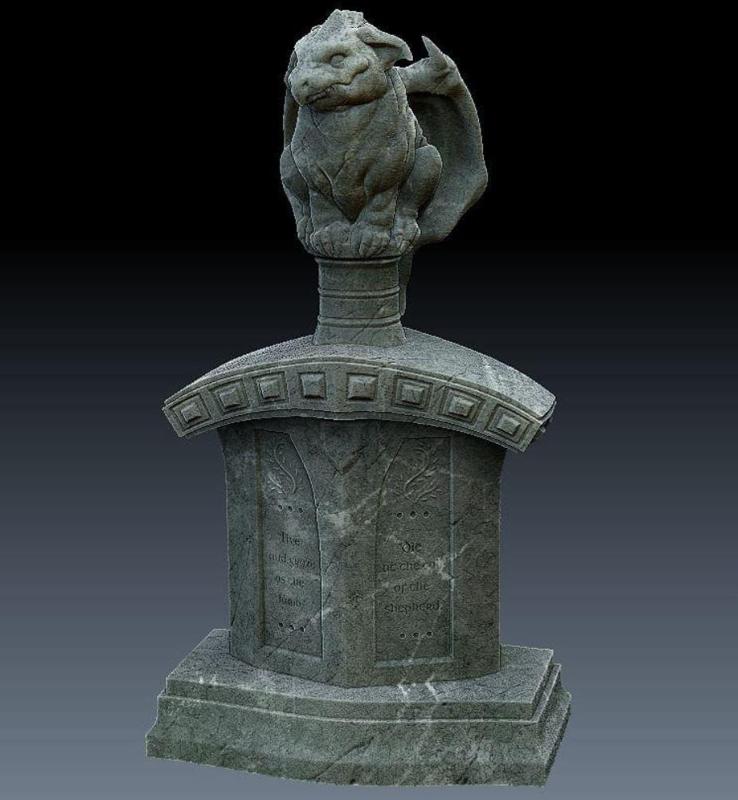 Gargyole Tombstone