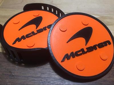 McLaren coasters and holder