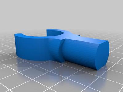 3/4" to 1/2" PVC pipe clip