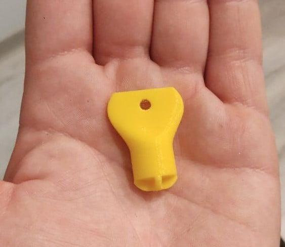 Car battery cap wrench