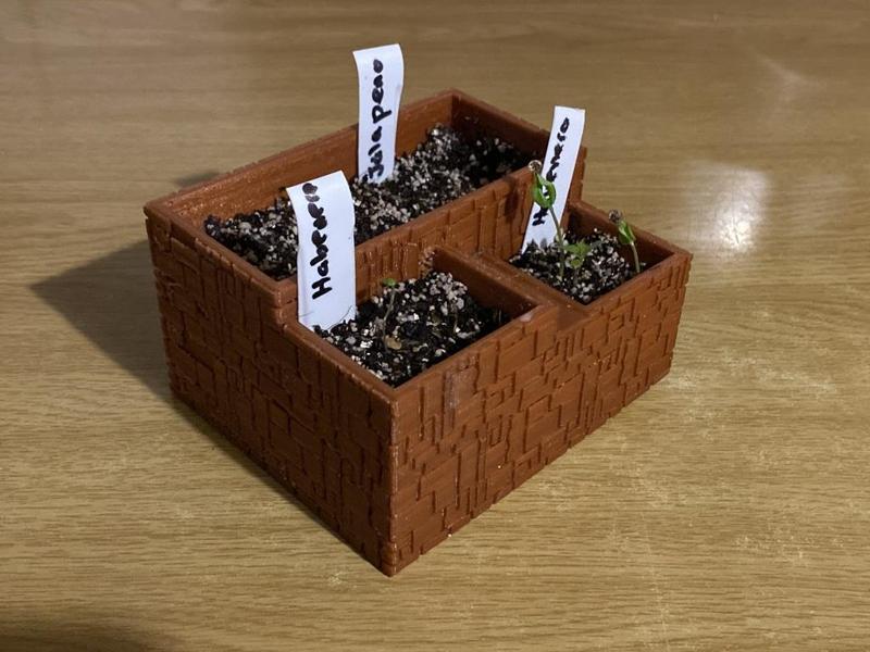 Rock Face Mini Plant Pots with Hidden Watering Slot