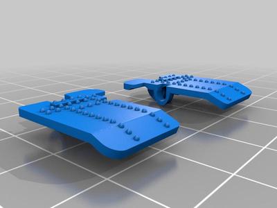 Vintage Kenner Star Wars Speeder Bike Flaps