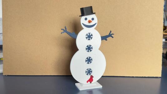 CHRISTMAS SNOWMAN WITH MOVING HANDS   