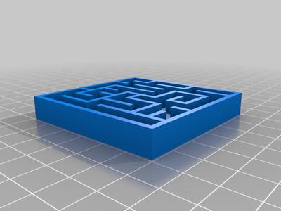 Compliant Mechanism Maze Game Parts