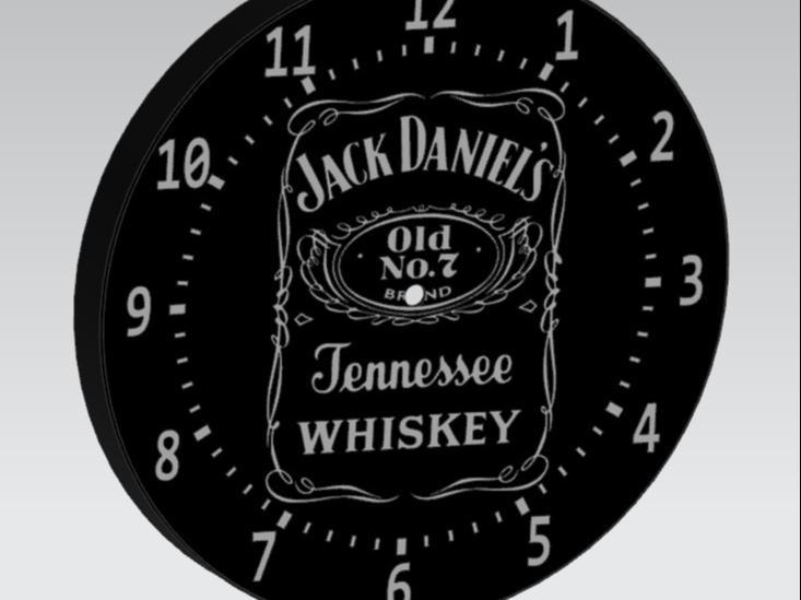 Jack Daniels wall clock Wanduhr