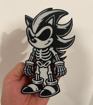 Sonic The Hedgehog Skeleton Halloween Decor