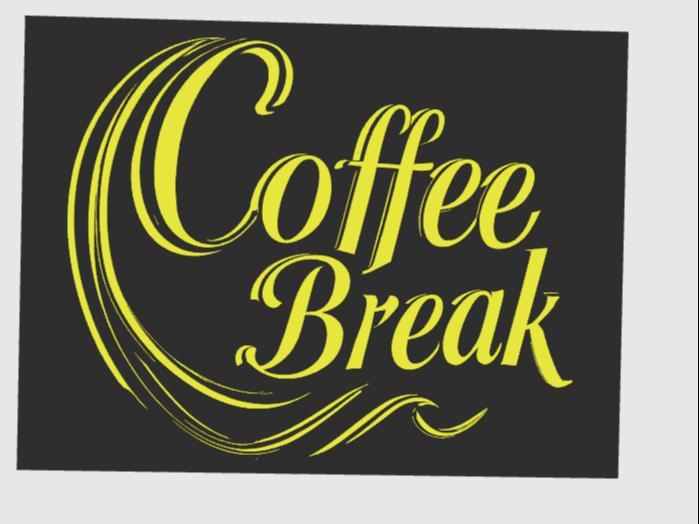 cartello COFFEE BREAK