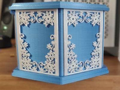 Winter themed music / jewelry box