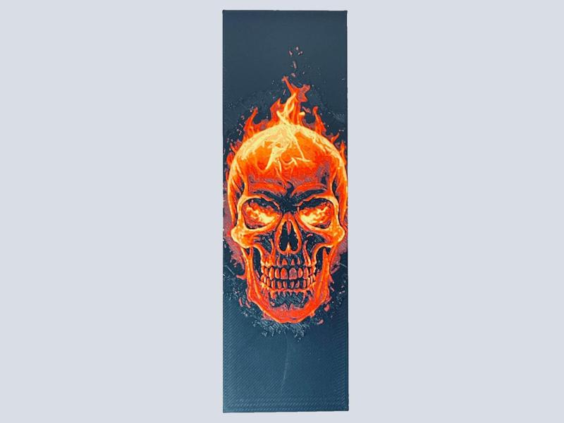 Glow: Skull of Flames - Bookmark