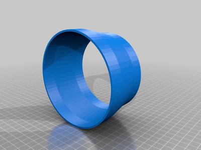 Kitchen hood tube adapter 