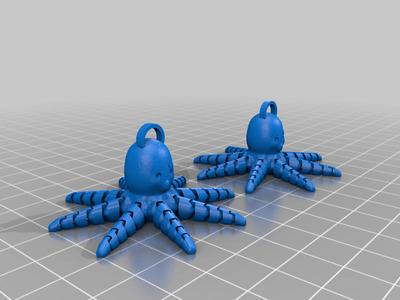 wiggly octopus earring's
