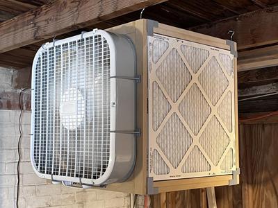 Hardware for Corsi-Rosenthal Filter Box