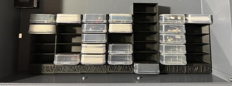 Whoop flight controller / motor organizer trays