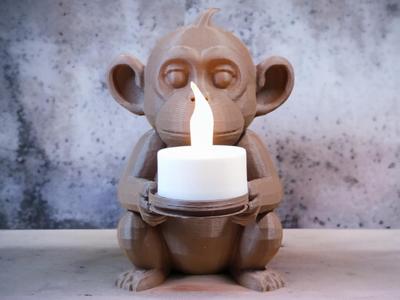 Monkey Candle Holder – A Touch of Charm and Warmth