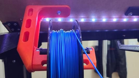 Filler Under mount hanging spool holder for LACK