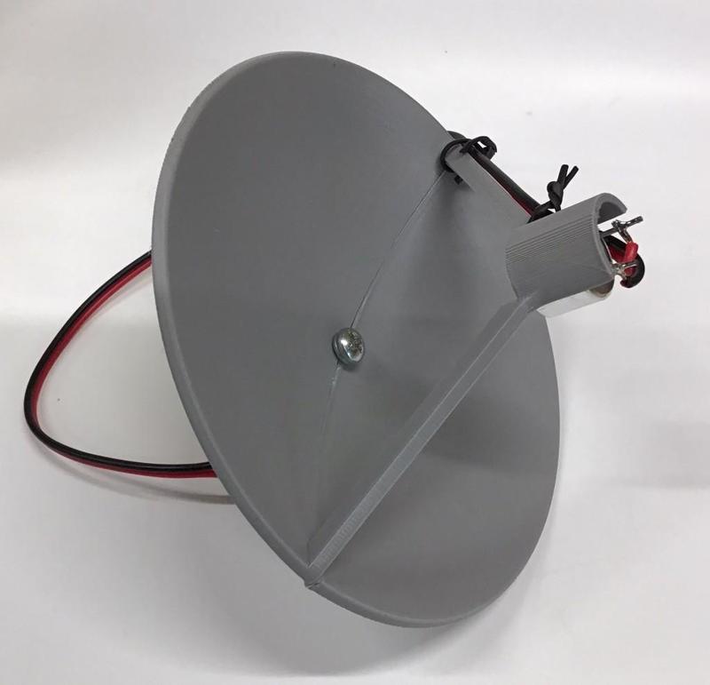 Parabolic Reflector for Ultrasonic Receiver