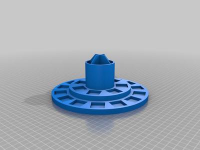 Testor Paint bottle trey with brush holder