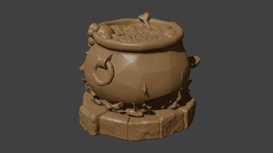 Fantasy Cooking Pot