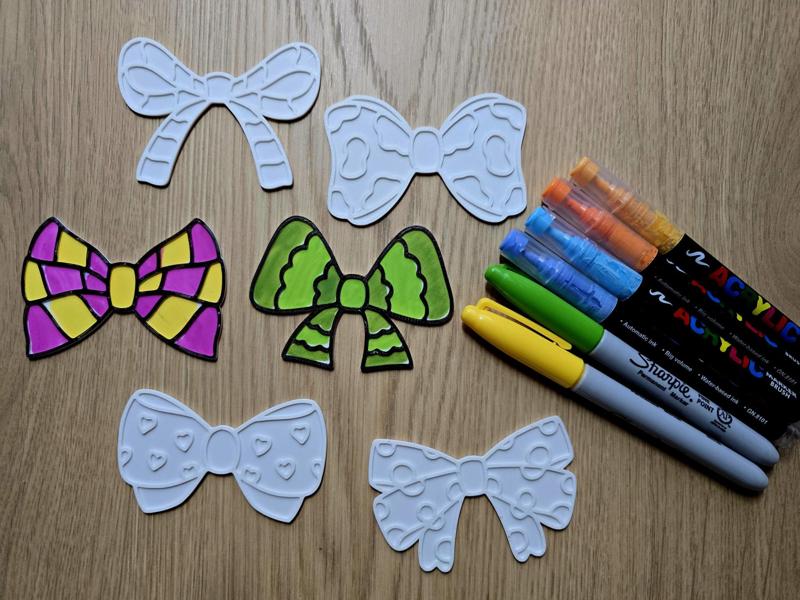 Cute Ribbons DIY Craft Coloring NO AMS