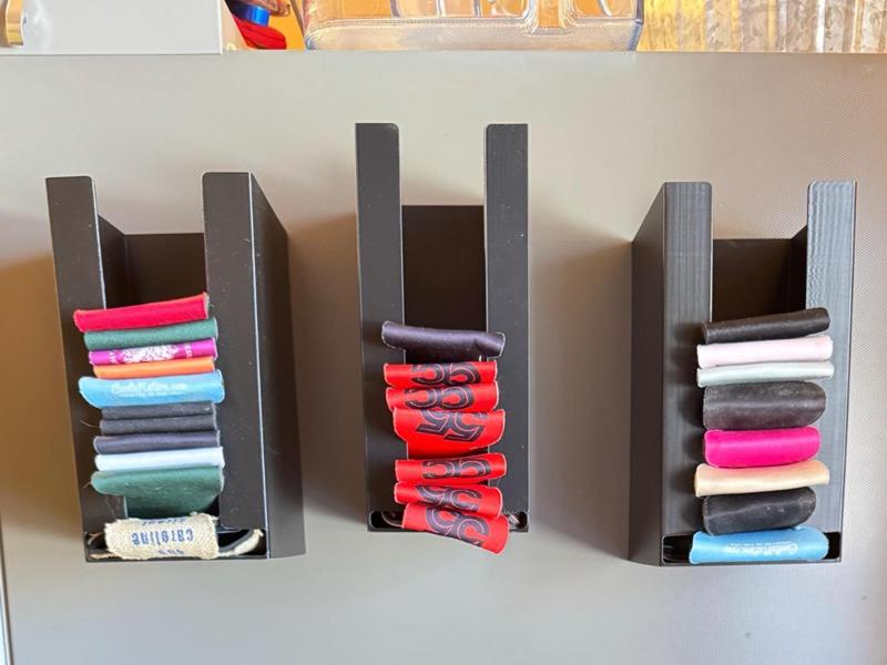 Magnetic Slim Can Koozie Holder/Dispenser