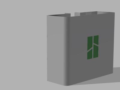 BACKSIDE ONLY Poop chute for P1, X1 magnets,no AMS