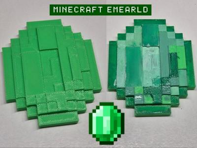 Minecraft Emerald (2D & 3D Gem Version)