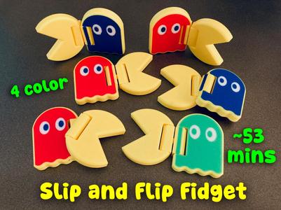 Pacman Flip and Slip Fidget Toy (53 min)